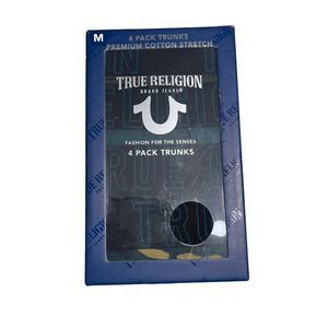 True Religion 4 Pack Trunks Size Medium